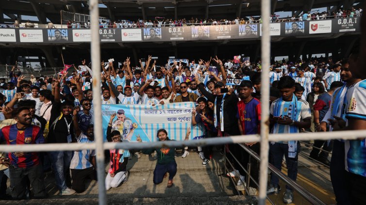 Посещението на Меси в Индия предизвика хаос