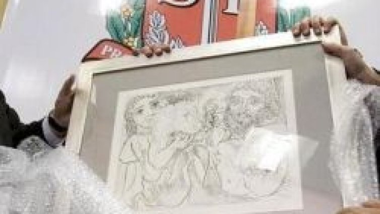 Конфискуваха скици на Пикасо