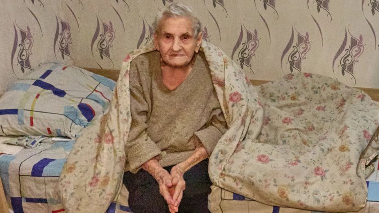 106-годишната Олга оцеля след удари на нацистите, но Русия събори дома ѝ 