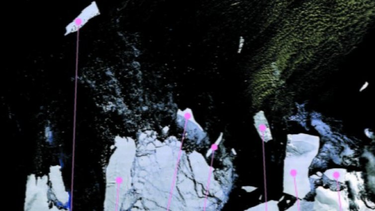 Гигантски айсберг забелязан южно от Австралия