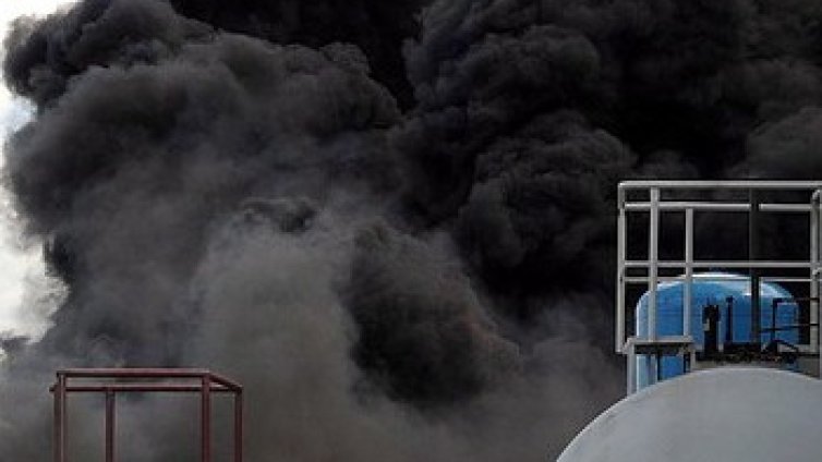 Експлозия на товарен влак в Полша