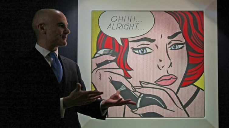 Продадоха картина на Рой Лихтенщайн за $42,6 млн.