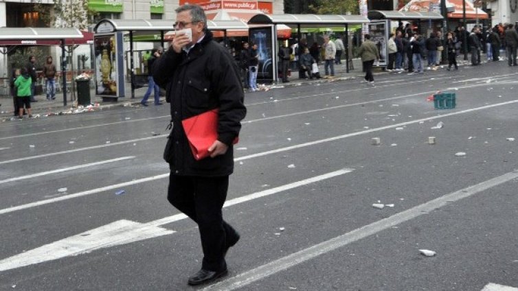 Стачка на обществения транспорт в Гърция