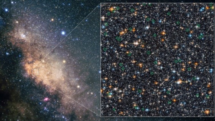 Hubble откри рядко срещани сини звезди в Млечния път