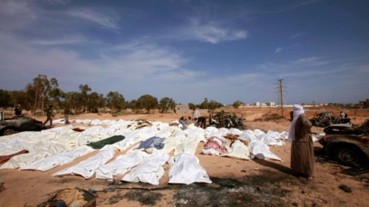 53 тела открити в изоставен хотел в Сирт