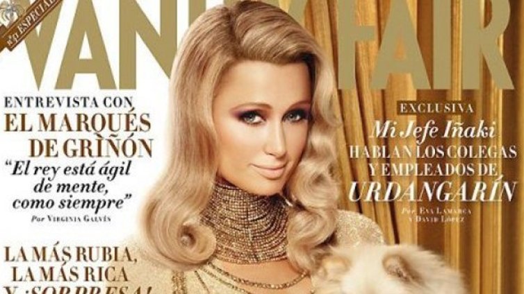 "Vanity Fair" позлати Парис Хилтън 