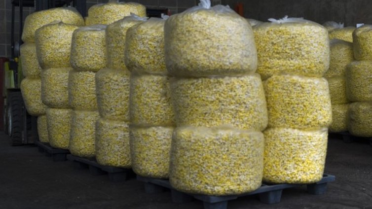 Спряха от продажба 6.2 кг пуканки С ГМО