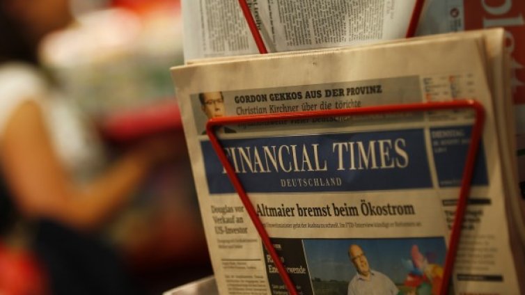 Кризата прекърши германското издание на Financial Times