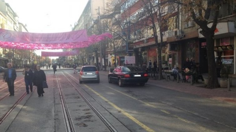 1.6 млн още за втория етап на пешеходната зона на бул. "Витоша"