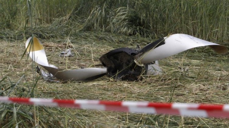 Самолет се разби край Донецк