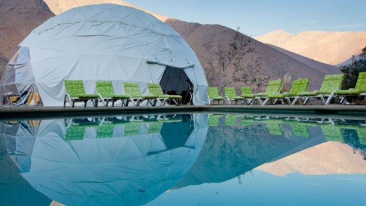 Астрономическият хотел Elqui Domos 