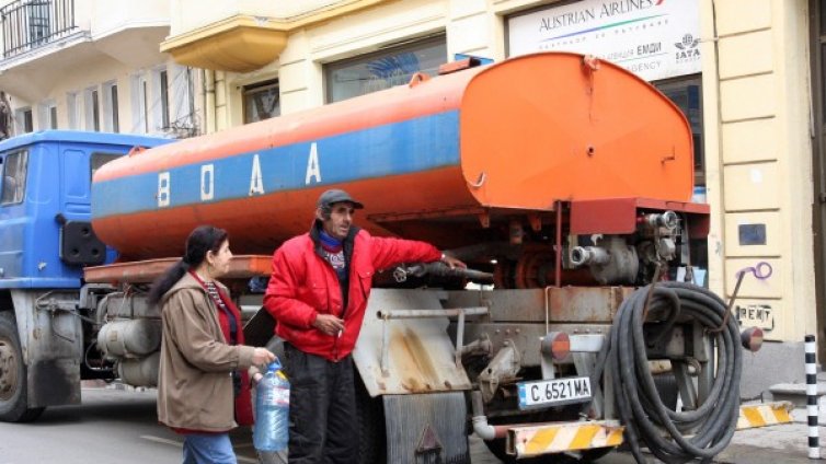 Без вода ще остане част от центъра на София