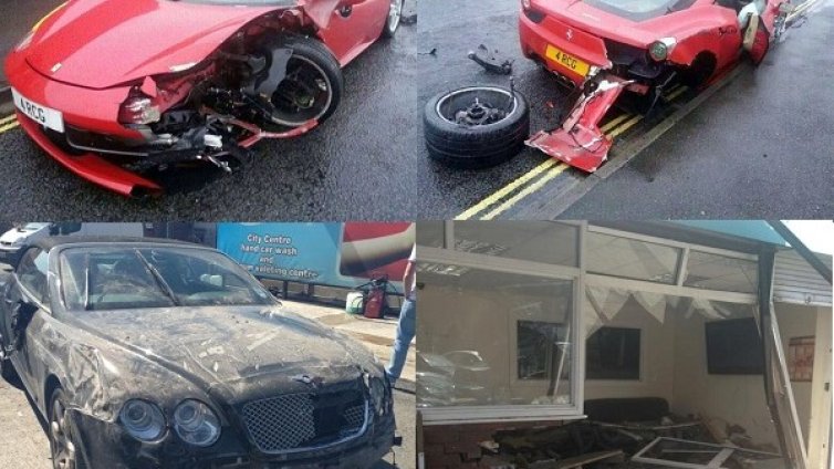 Ferrari и Bentley след автомивка