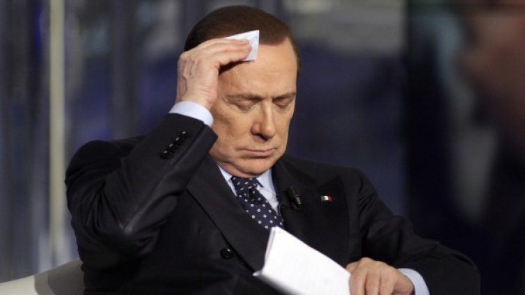 Берлускони не спал 55 дни, отслабнал 11 килограма 