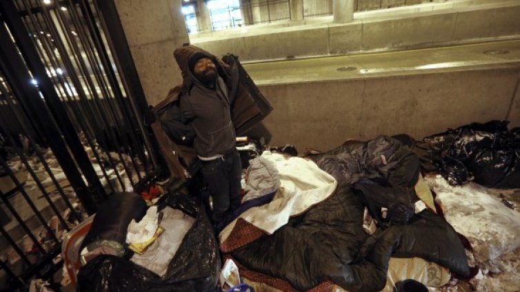 Ледена епоха в Чикаго, как оцеляват бездомниците?