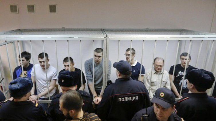Присъди до 4 години затвор за демонстранти срещу Путин