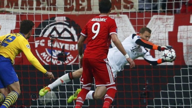 Нойер: Стана ми лошо след гола на Арсенал