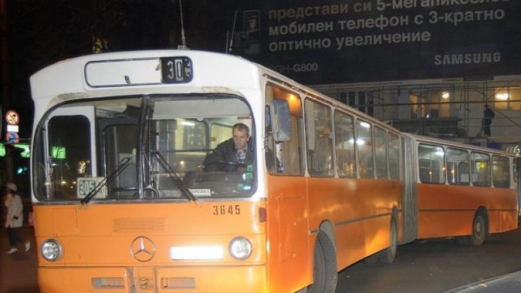 Временна промяна на автобусни линии в София
