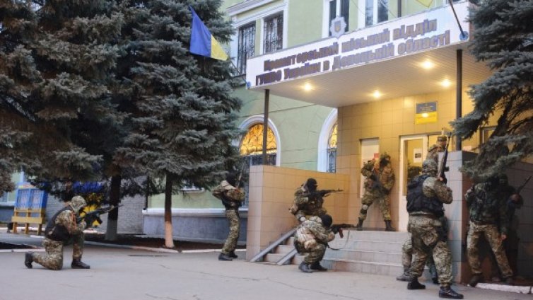 Проруски активисти превзеха милицията в Краматорск