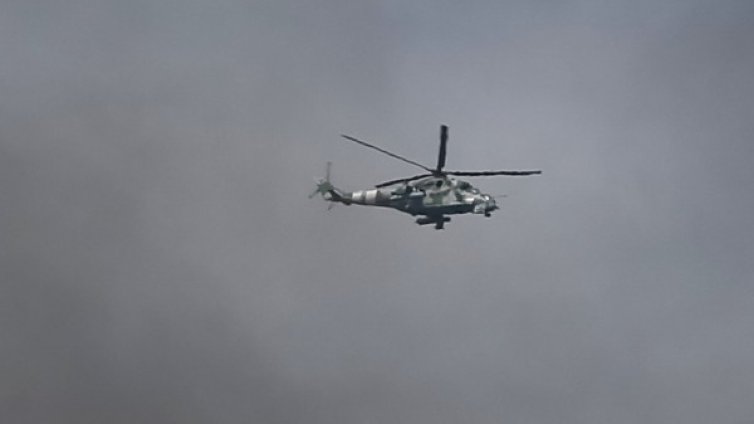 Свалиха украински военен хеликоптер край Славянск