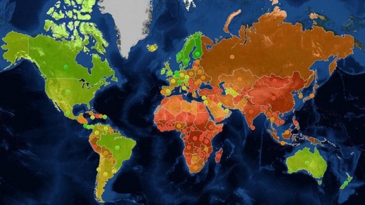 Карти на света, които не са ни показвали в училище