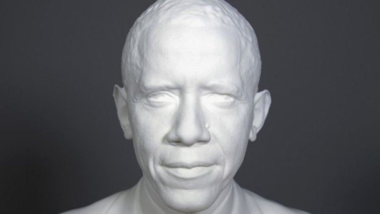 Барак Обама вече си има триизмерен портрет