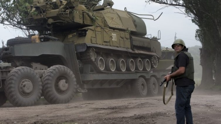 Славянск в първия ден след изгонването на сепаратистите