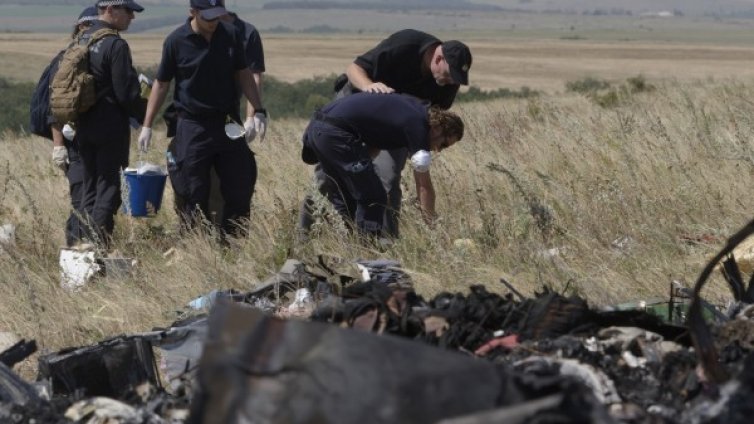 Обстрел в района на сваления Боинг в Украйна 