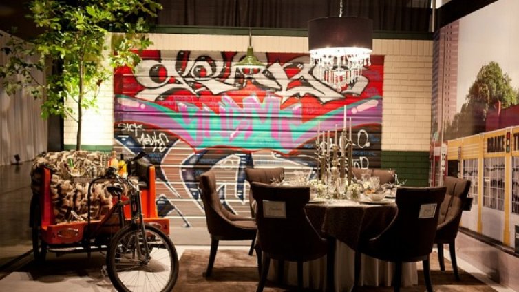 Графити в интериора. Защо не?