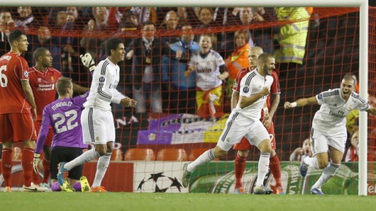 Реал с първа победа в историята над Ливърпул