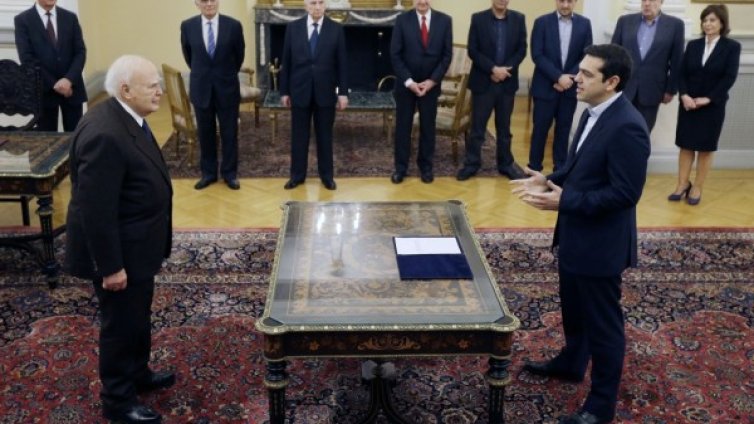 Ципрас положи клетва като премиер на Гърция