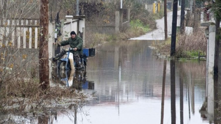 Водно бедствие в области в Западна Гърция