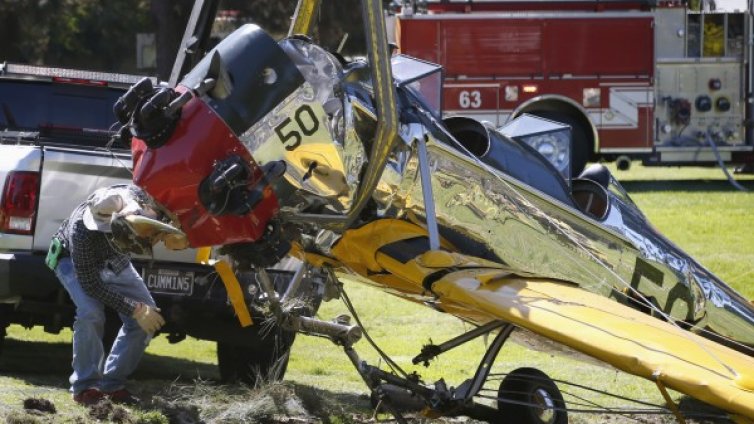 Повреда на двигателя &ndash; причина за инцидента с Харисън Форд