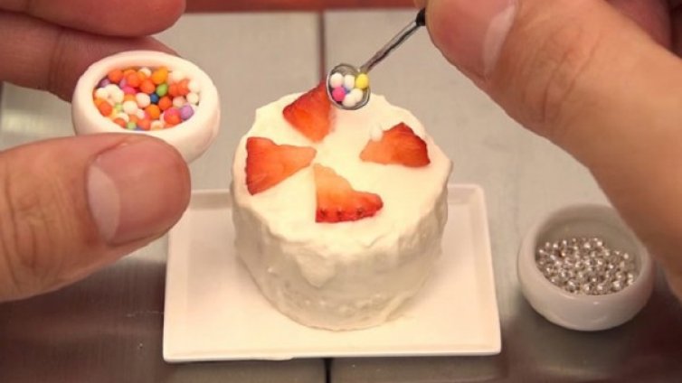 Малка торта, с малко калории, в малък размер