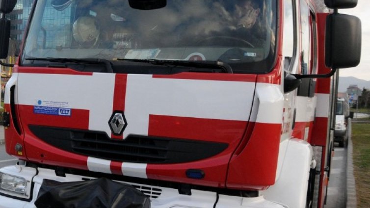 Лек автомобил изгоря при пожар в село Христо Даново