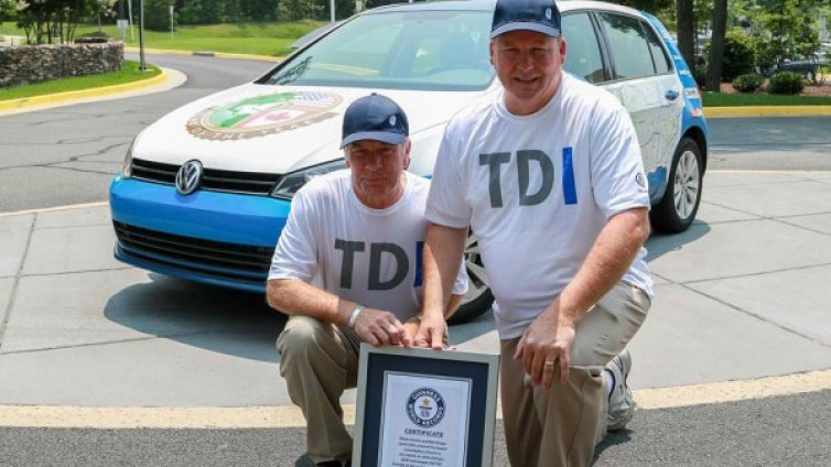 Golf TDI постави световен рекорд по икономичност