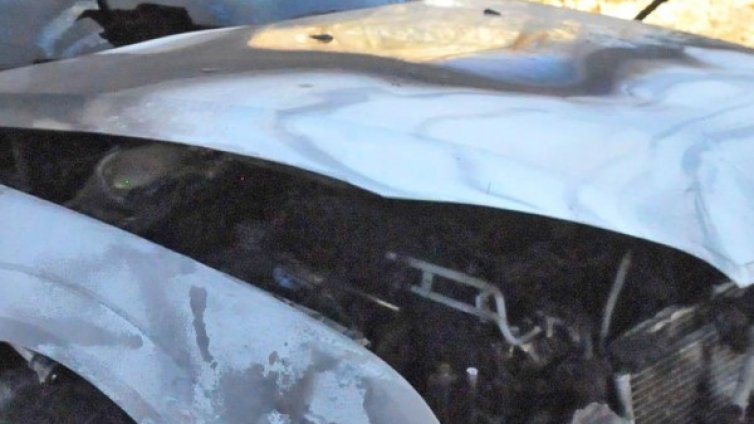 BMW горя в Ямбол