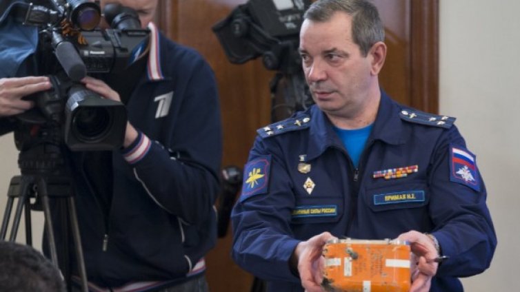 Модулът на паметта на черната кутия на Су-24 е повреден