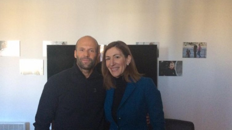 Ангелкова изпревари фенките, щракна се със Стейтъм