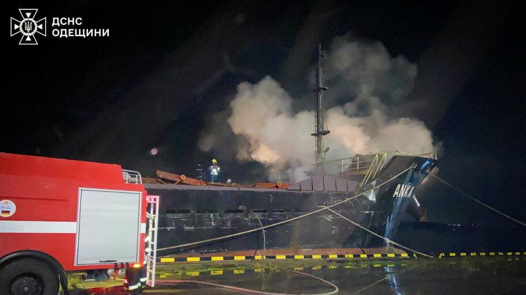 Русия атакува пристанища в Одеска област