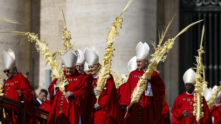 Католиците празнуват Палмова неделя СНИМКИ