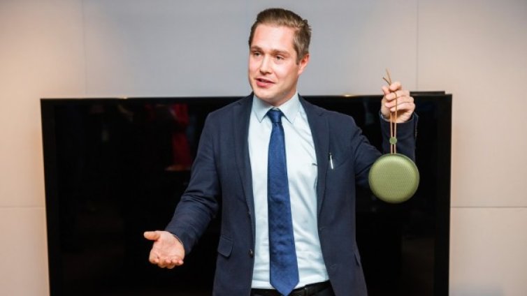 Датската луксозна марка Bang & Olufsen е в София