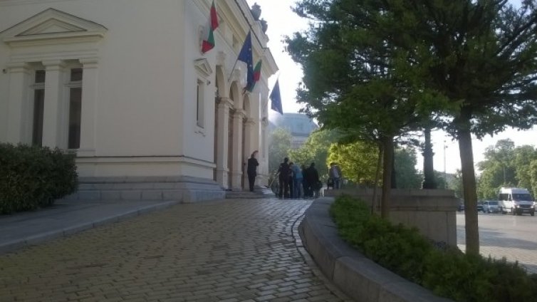 След яйчената канонада &ndash; ударно чистят сградата на НС