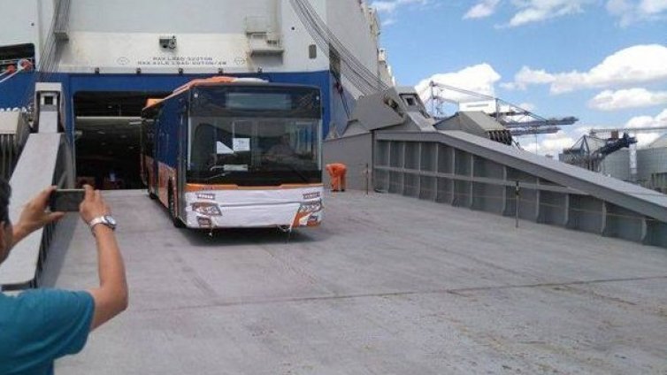 70 нови столични автобуса пристигнаха в Бургас