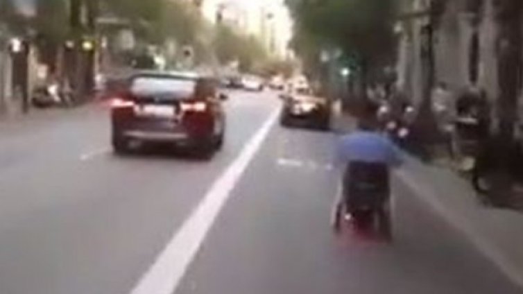 "Формула 1", но с инвалидна количка из Барселона