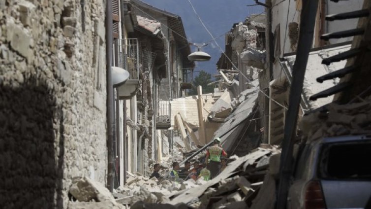 Аматриче след земетресението - "Адът на Данте"