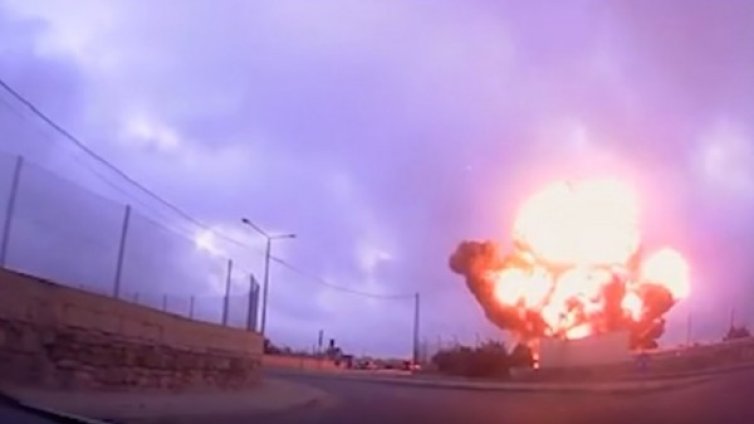 Видеорегистратор засне самолетния ад в Малта