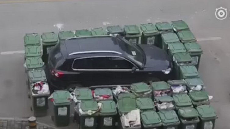 Китайско мъчение + нагъл шофьор = Радост за окото!