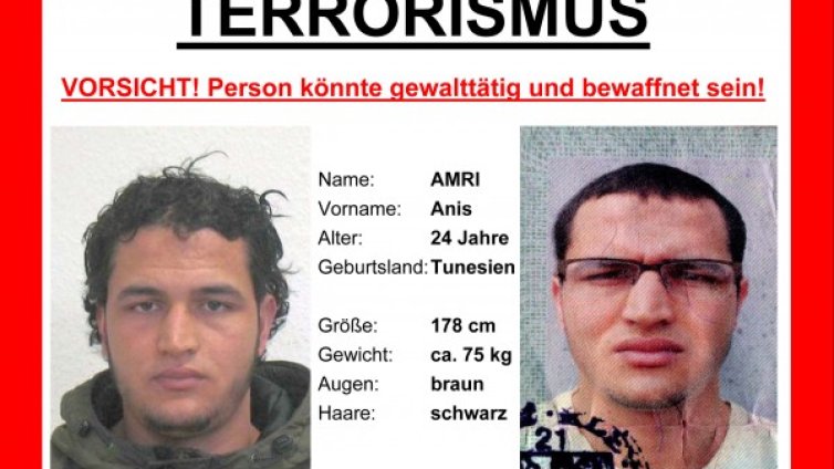 Анис Амри подпалил училище в Италия, лежал 4 г. в затвор