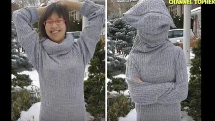 Пуловер, който ни "скрива" от света